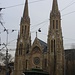 Budapest: Szent Erzsébet templom. Da ich auch in Budapest etwas Aufenthalt hatte ging ich noch Proviant für die lange Zugfahrt nach Hause einkaufen und sah mir die schöne Kirche in der Nähe vom Bahnhof Keleti an.
