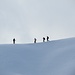 Schneeschuhläuferidylle beim Nünalpstock
