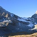 Aufstiegsroute vom Euloch 2009m zur Furggle 2395m, teilweise über gefrohrenen Schnee.