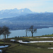 Blick über den Bodensee in die Schweiz