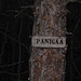 il segnale al bivio con il sentierino del Panigas