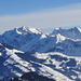 Blick vom Speermürli auf den Alpstein. Im Vordergrund der Stockberg