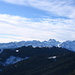 Blick vom Suruggen in den Alpstein: Stauberen, Alp Sigel, Marwees, Altmann, Säntis, Lütispitz, davor der Sommersberg
