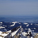 Blick über die wilden Gipfel des Westlichen Alpsteins auf den Oberen Zürichsee