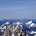Blick nach Westen: Gipfelpanorama über den Schafbergchöpf