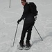 Peter auf dem Schneeschuhtrail, kurz nach Tenna