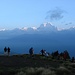 Dhaulagiri-Massiv vom Poon Hill. Daulaghiri (8167 m) ist der siebthöchste Berg der Erde